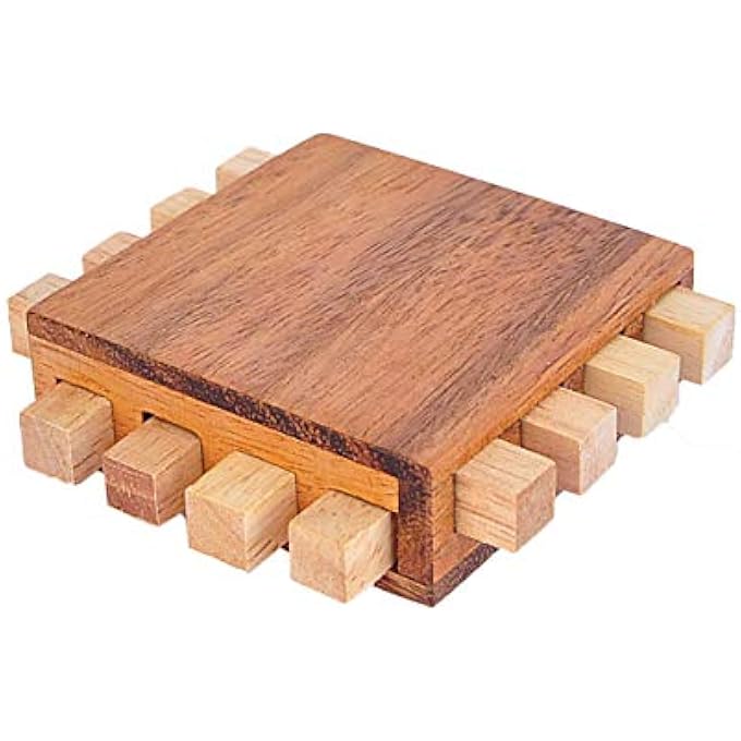 GAMES ART. PROCESSOR - WOODEN 3D PUZZLE - EDUCATIONAL 3D GAMES - DIFFICULTY 3/6 HARD - LEONARDO DA VINCI COLLECTION - Image 1